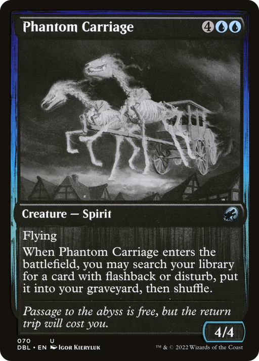 Phantom Carriage (DBL-070) [Innistrad: Double Feature] MTG Single Wizards of the Coast