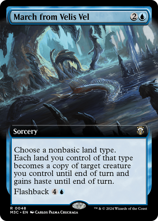 March from Velis Vel (M3C-048) [Modern Horizons 3 Commander] (Extended Art) MTG Single Modern Horizons 3 Commander