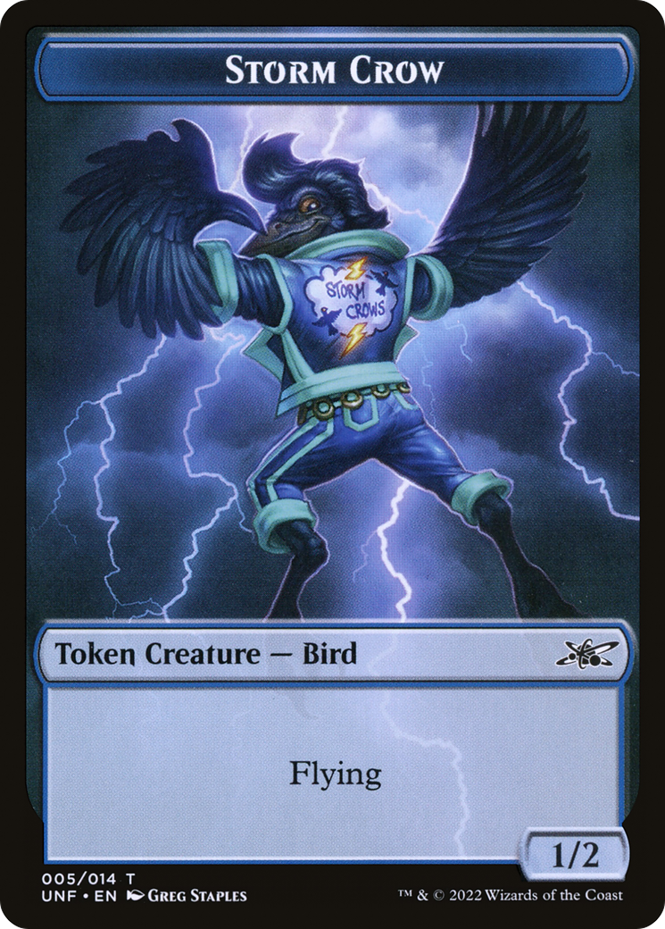 Storm Crow (UNF-005) [Tokens] Unfinity Tokens MTG Single Wizards of the Coast
