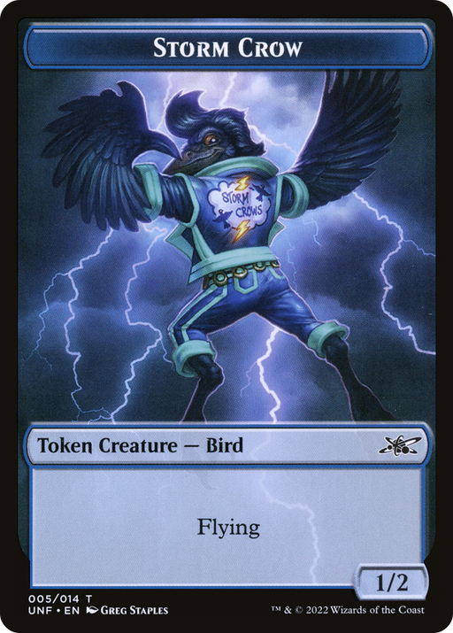 Storm Crow (UNF-005) [Tokens] Unfinity Tokens MTG Single Wizards of the Coast