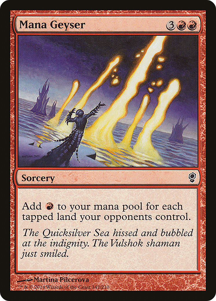 Mana Geyser (CNS-147) [Conspiracy] MTG Single Wizards of the Coast
