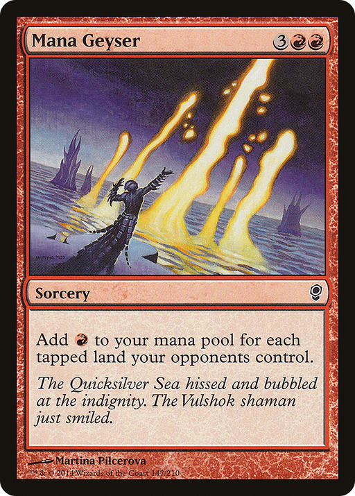 Mana Geyser (CNS-147) [Conspiracy] MTG Single Wizards of the Coast