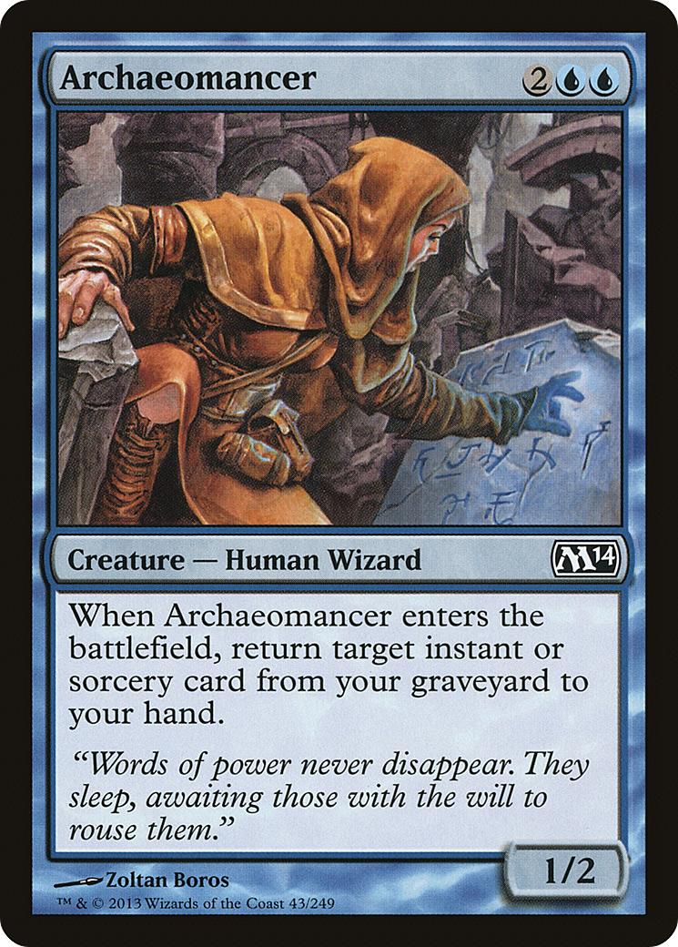 Archaeomancer (M14-043) [Magic 2014] Foil MTG Single Wizards of the Coast