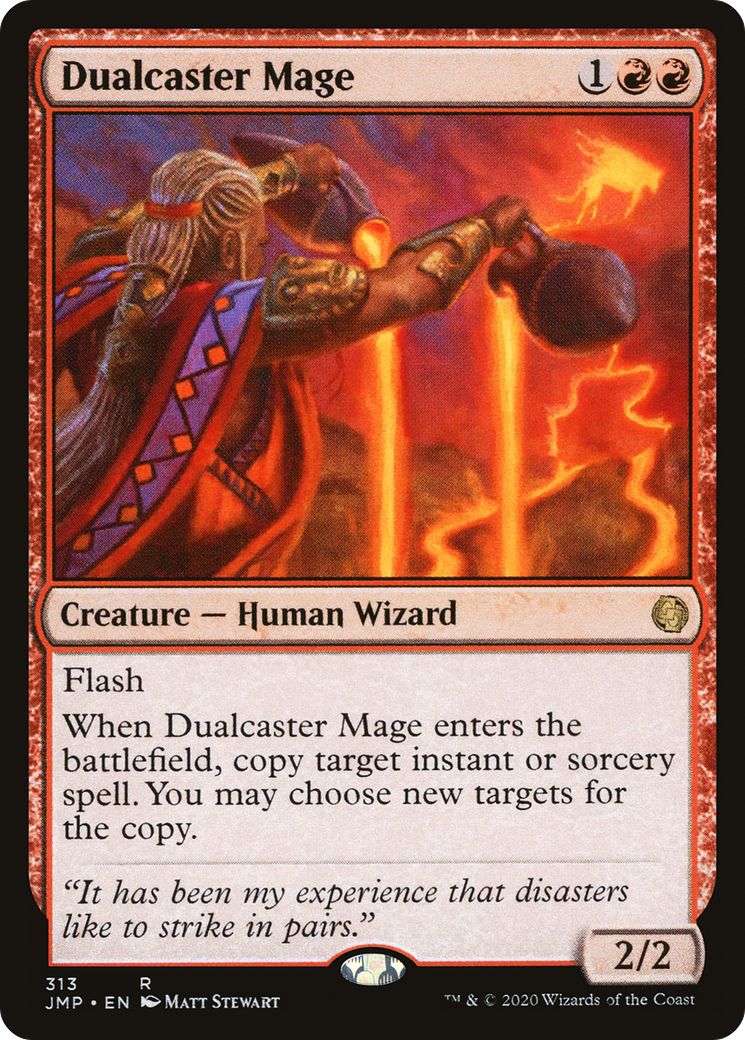 Dualcaster Mage (JMP-313) [Jumpstart] MTG Single Wizards of the Coast