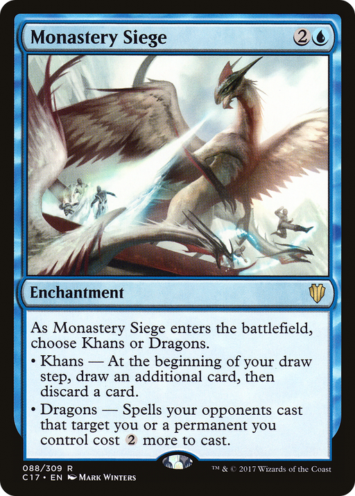 Monastery Siege (C17-088) [Commander 2017] MTG Single Wizards of the Coast