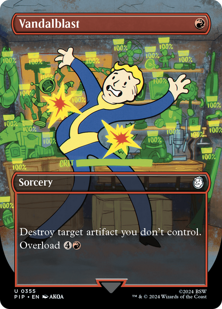 Vandalblast (PIP-355) [Fallout] (Borderless) MTG Single Wizards of the Coast