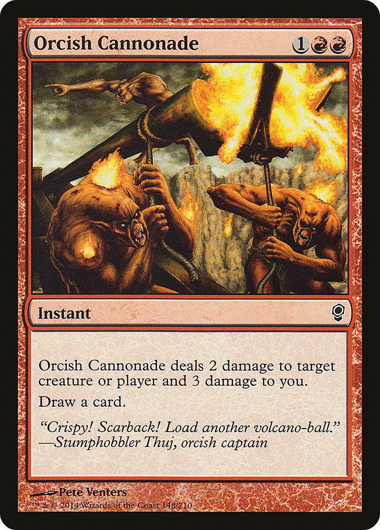 Orcish Cannonade (CNS-148) [Conspiracy] Foil MTG Single Wizards of the Coast