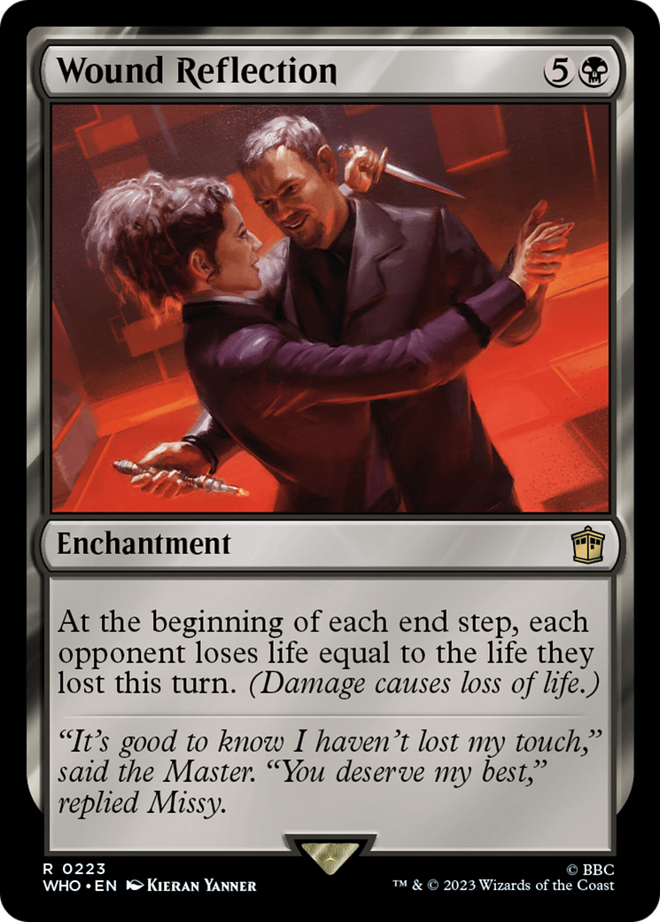 Wound Reflection (WHO-223) [Doctor Who] Foil MTG Single Wizards of the Coast