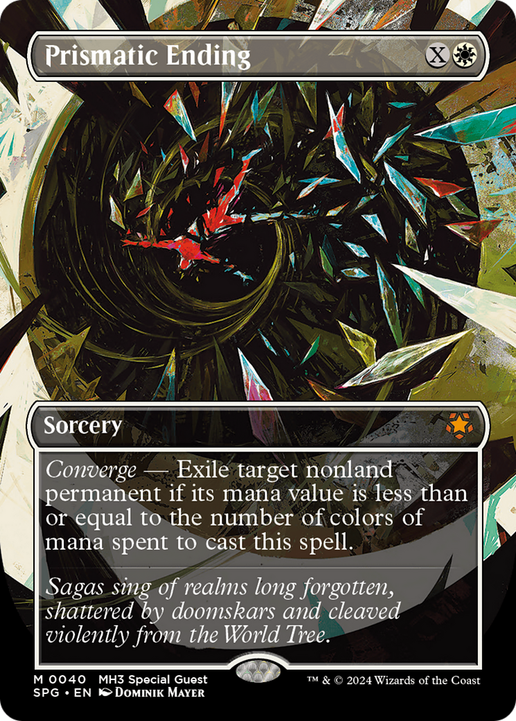 Prismatic Ending (SPG-040) [Special Guests] (Borderless) MTG Single Wizards of the Coast