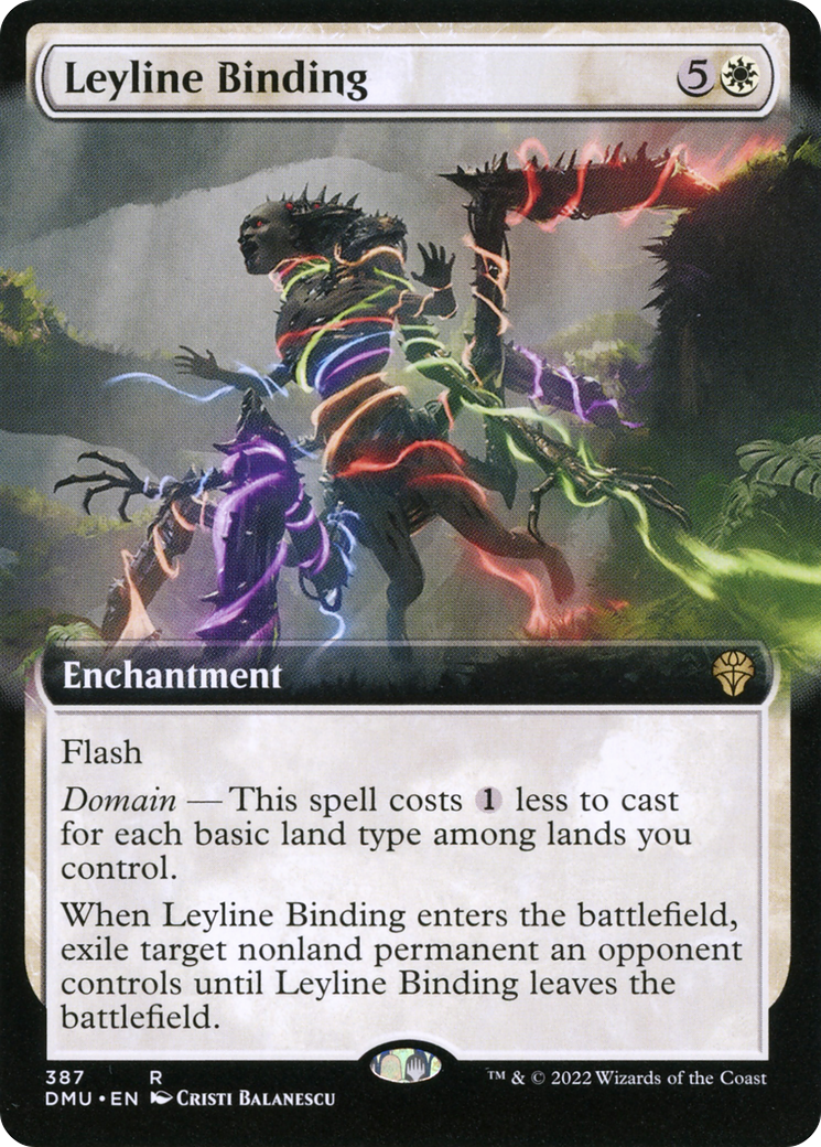 Leyline Binding (DMU-387) [Dominaria United] (Extended Art) MTG Single Wizards of the Coast