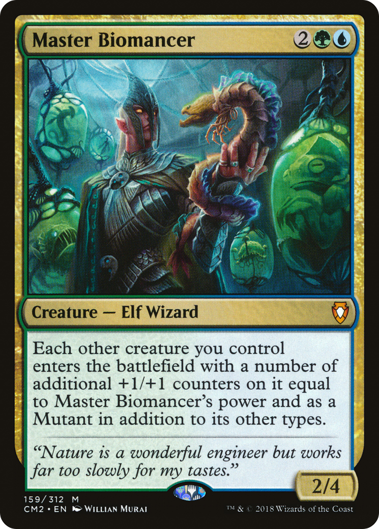 Master Biomancer (CM2-159) [Commander Anthology Volume II] MTG Single Wizards of the Coast