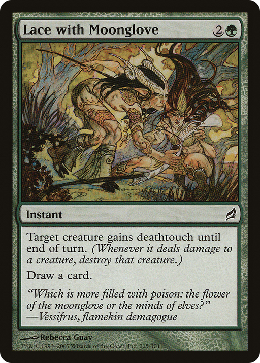 Lace with Moonglove (LRW-225) [Lorwyn] MTG Single Wizards of the Coast