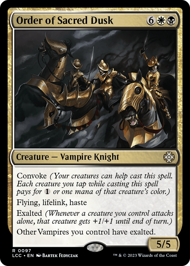 Order of Sacred Dusk (LCC-097) [The Lost Caverns of Ixalan Commander] MTG Single Wizards of the Coast