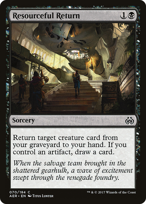 Resourceful Return (AER-070) [Aether Revolt] MTG Single Wizards of the Coast