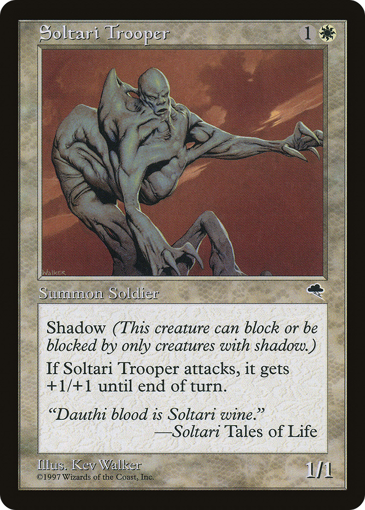 Soltari Trooper (TMP-047) [Tempest] MTG Single Wizards of the Coast
