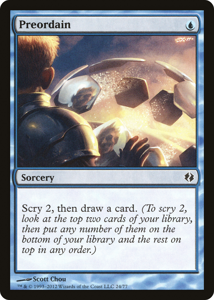 Preordain (DDI-024) [Misc] Duel Decks: Venser vs. Koth MTG Single Wizards of the Coast