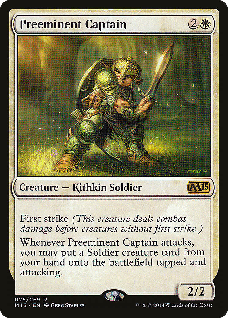 Preeminent Captain (M15-025) [Magic 2015] MTG Single Wizards of the Coast