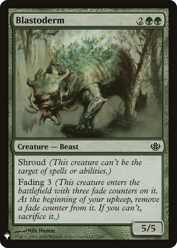 Blastoderm (LIST-DDD-7) [Mystery Booster] The List MTG Single Wizards of the Coast