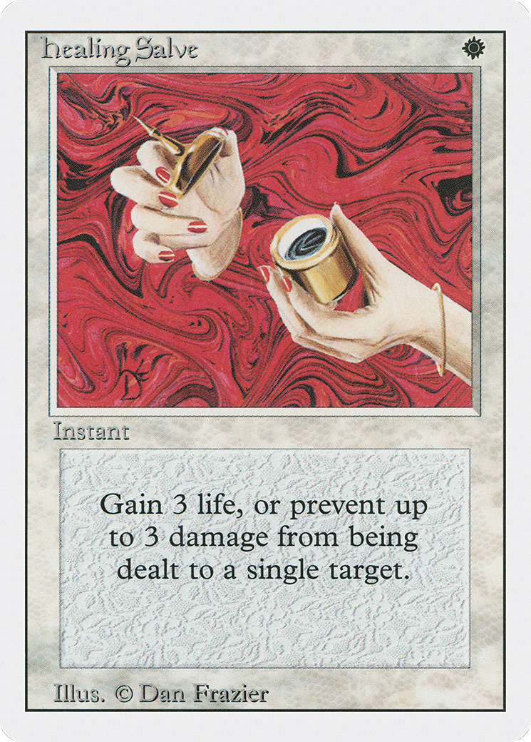 Healing Salve (3ED-022) [Revised Edition] MTG Single Wizards of the Coast
