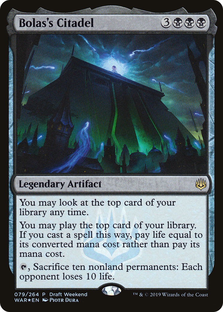 Bolas's Citadel (Draft Weekend) (LARP-079) [War of the Spark Promos] Foil MTG Single Wizards of the Coast