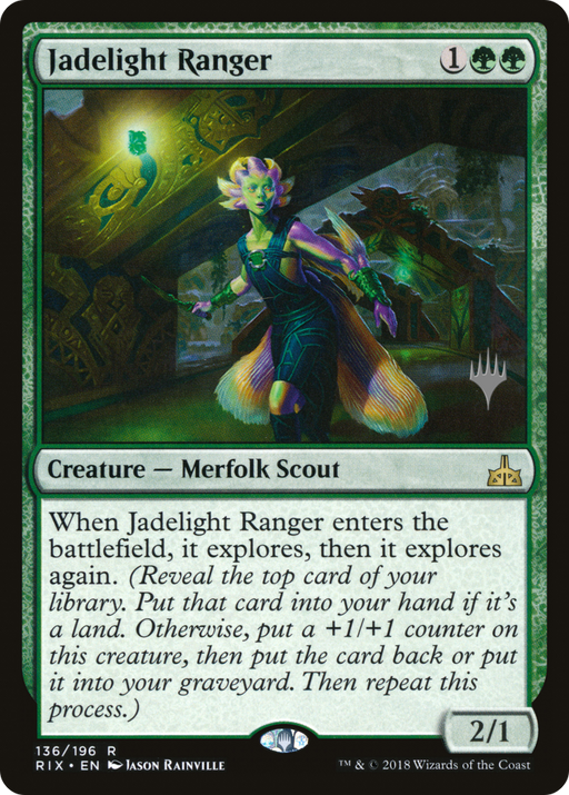 Jadelight Ranger (PPM20-136) [Rivals of Ixalan Promos] Foil MTG Single Wizards of the Coast
