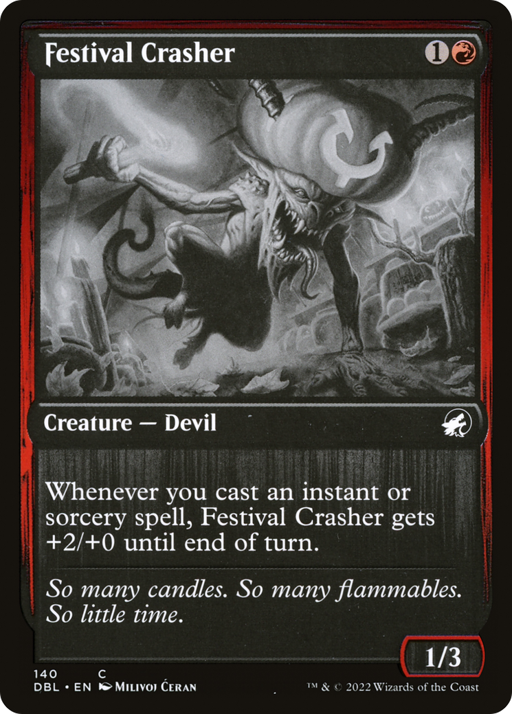 Festival Crasher (DBL-140) [Innistrad: Double Feature] Foil MTG Single Wizards of the Coast