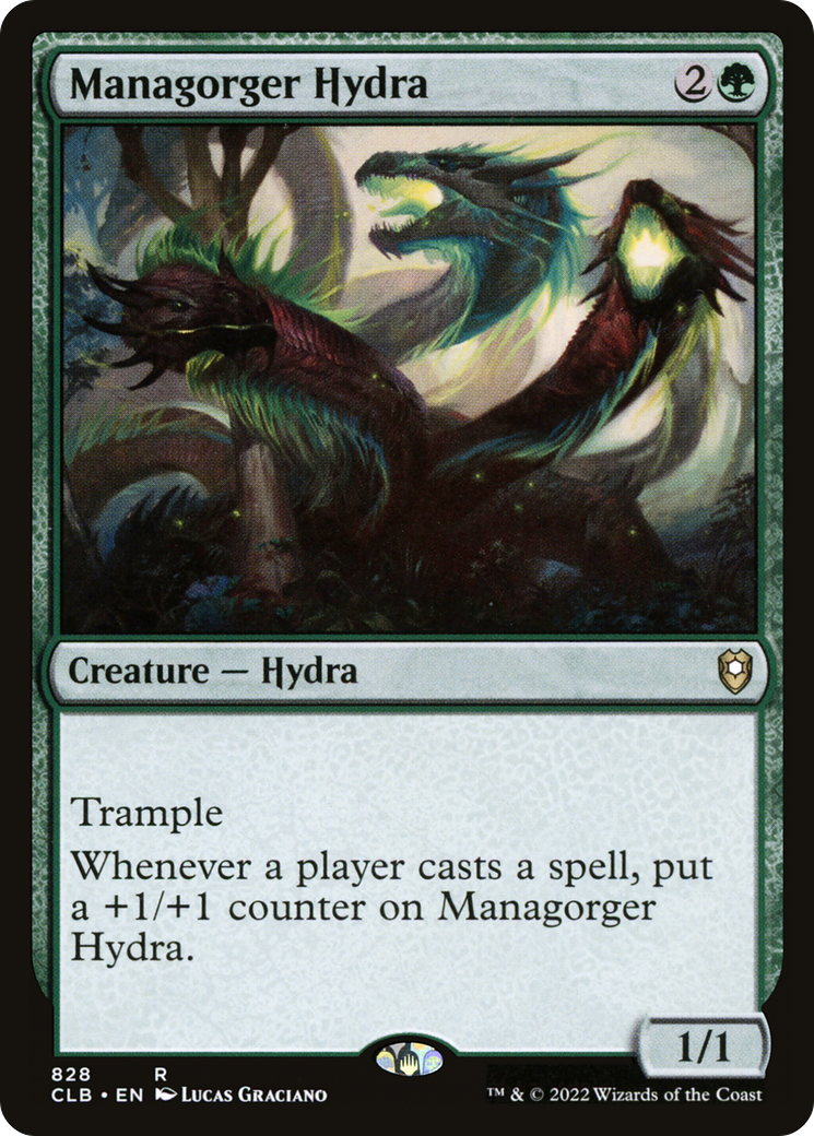 Managorger Hydra (CLB-828) [Commander Legends: Battle for Baldur's Gate] MTG Single Wizards of the Coast