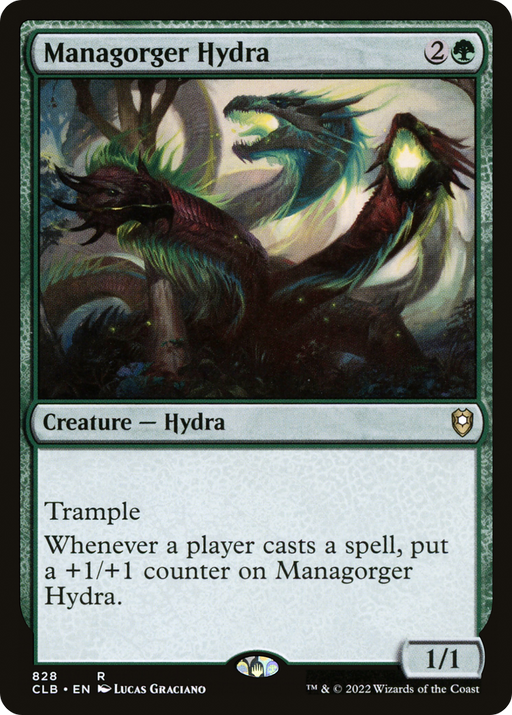 Managorger Hydra (CLB-828) [Commander Legends: Battle for Baldur's Gate] MTG Single Wizards of the Coast
