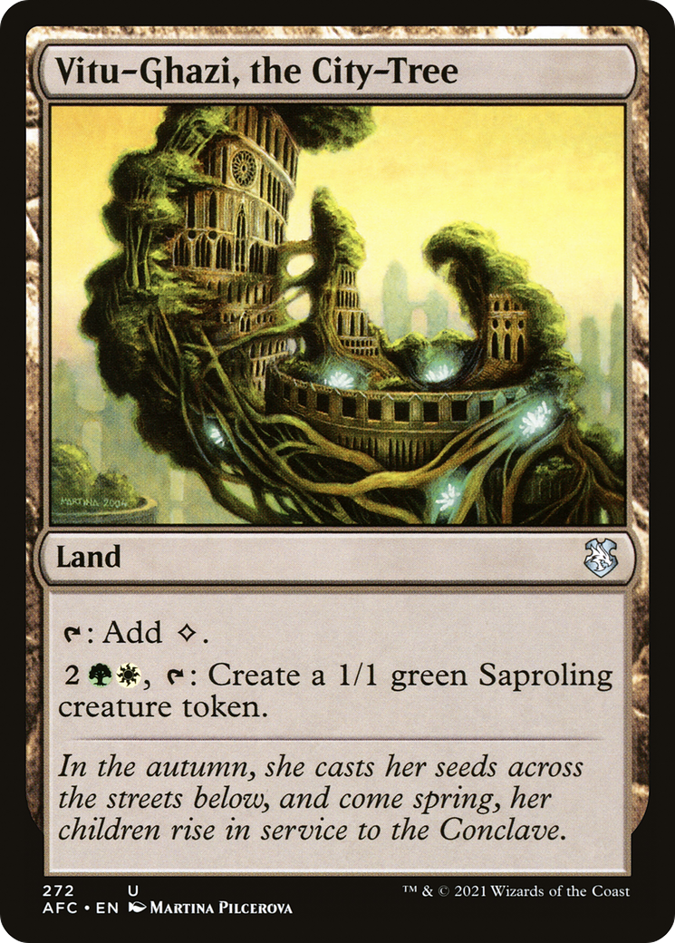 Vitu-Ghazi, the City-Tree (AFC-272) [Forgotten Realms Commander] MTG Single Wizards of the Coast