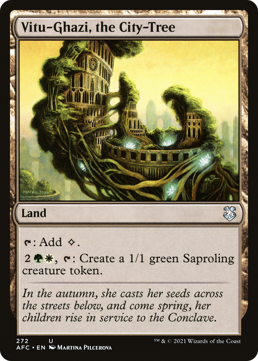 Vitu-Ghazi, the City-Tree (AFC-272) [Forgotten Realms Commander] MTG Single Wizards of the Coast