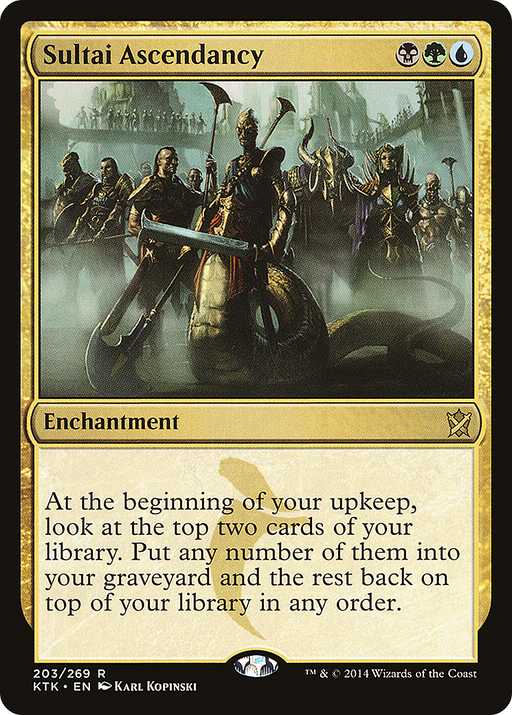 Sultai Ascendancy (KTK-203) [Khans of Tarkir] Foil MTG Single Wizards of the Coast