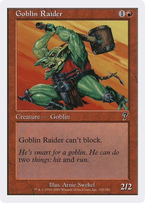 Goblin Raider (7ED-192) [7th Edition] MTG Single Wizards of the Coast