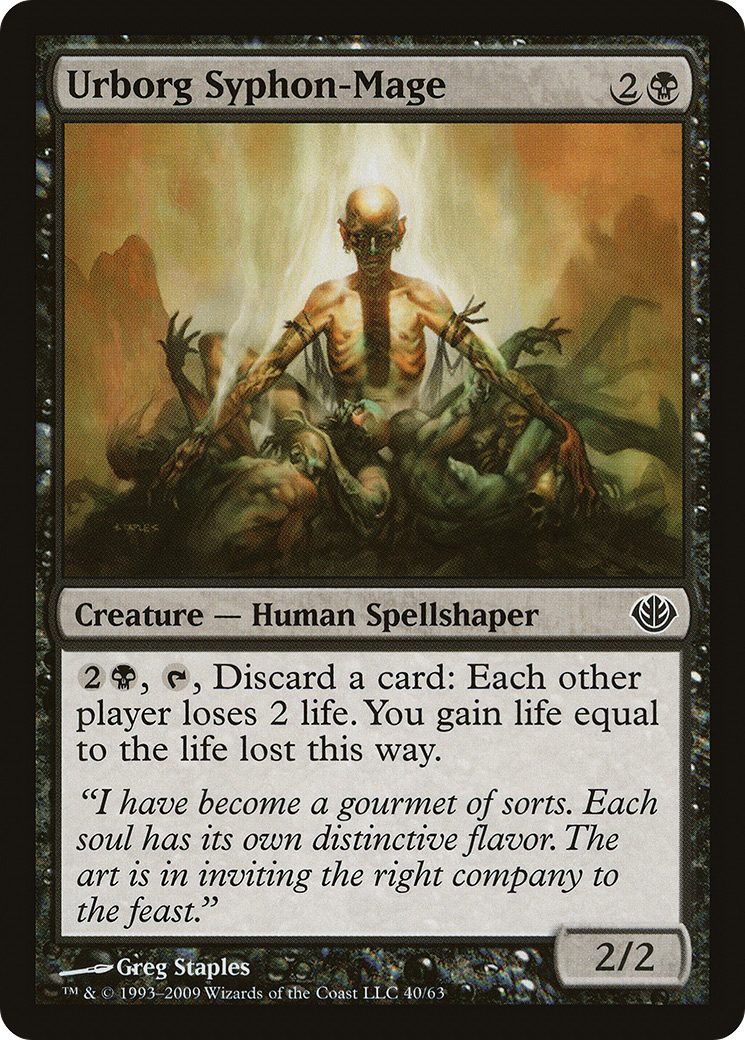 Urborg Syphon-Mage (DDD-040) [Misc] Duel Decks: Garruk vs. Liliana MTG Single Wizards of the Coast