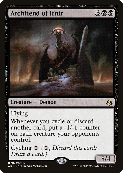 Archfiend of Ifnir (AKH-078) [Amonkhet] MTG Single Wizards of the Coast