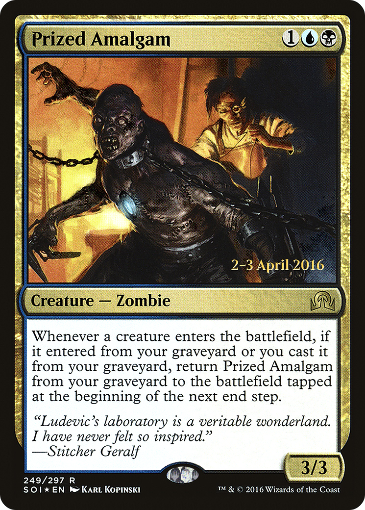 Prized Amalgam (PRE-249) [Shadows over Innistrad Promos] Foil MTG Single Wizards of the Coast