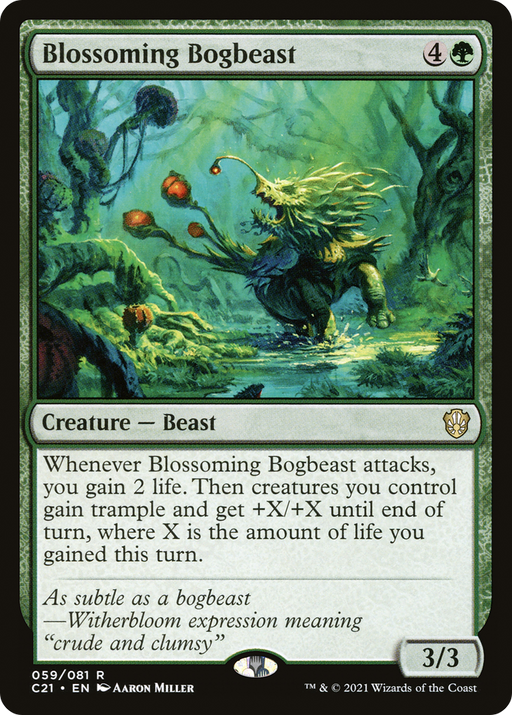 Blossoming Bogbeast (C21-059) [Commander 2021] MTG Single Wizards of the Coast