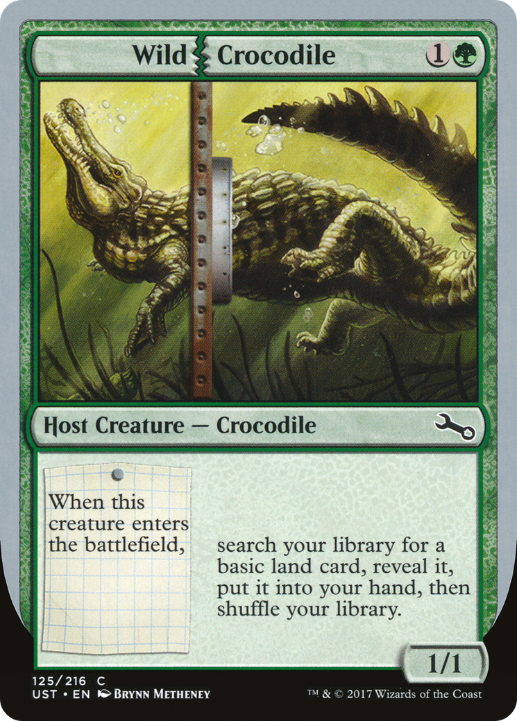 Wild Crocodile (UST-125) [Unstable] MTG Single Wizards of the Coast