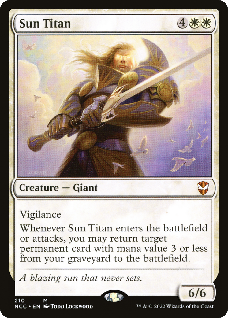 Sun Titan (NCC-210) [New Capenna Commander] MTG Single Wizards of the Coast
