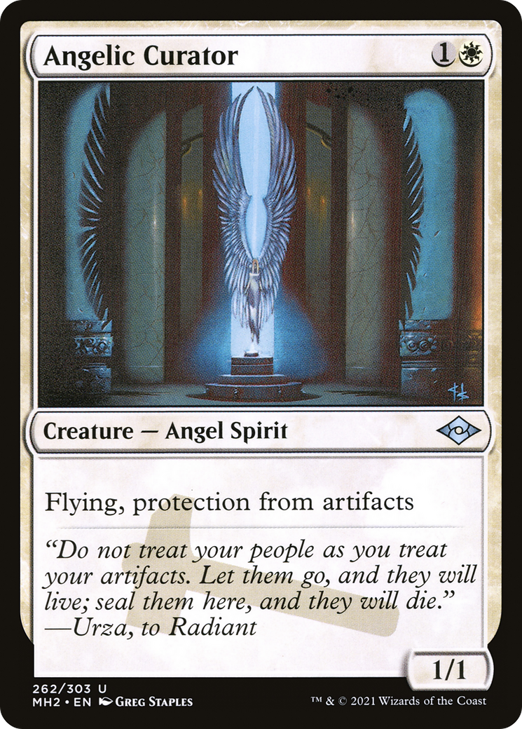 Angelic Curator (MH2-262) [Modern Horizons 2] MTG Single Wizards of the Coast