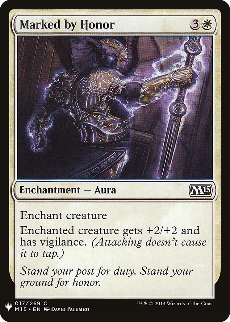 Marked by Honor (LIST-M15-17) [Mystery Booster] The List MTG Single Wizards of the Coast