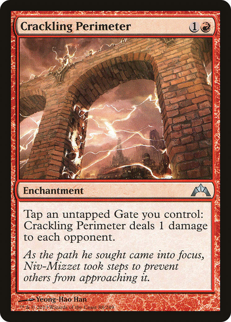 Crackling Perimeter (GTC-088) [Gatecrash] Foil MTG Single Wizards of the Coast