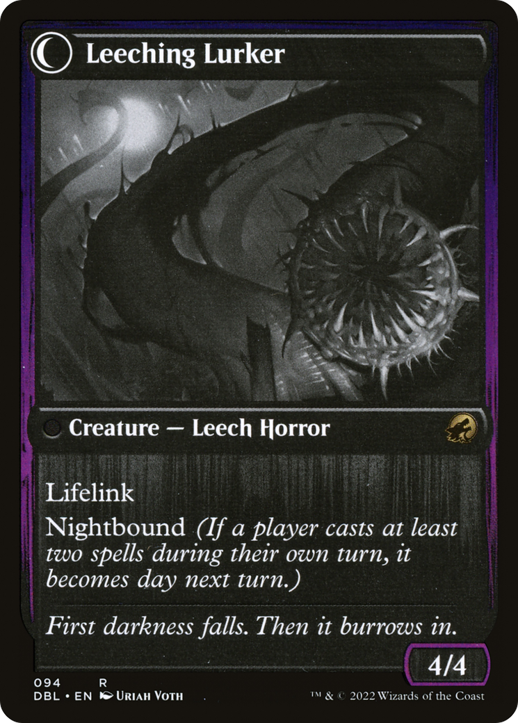 Curse of Leeches (DBL-094) [Innistrad: Double Feature] Foil MTG Single Wizards of the Coast