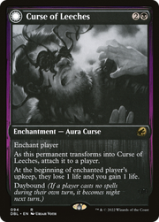 Curse of Leeches (DBL-094) [Innistrad: Double Feature] Foil MTG Single Wizards of the Coast