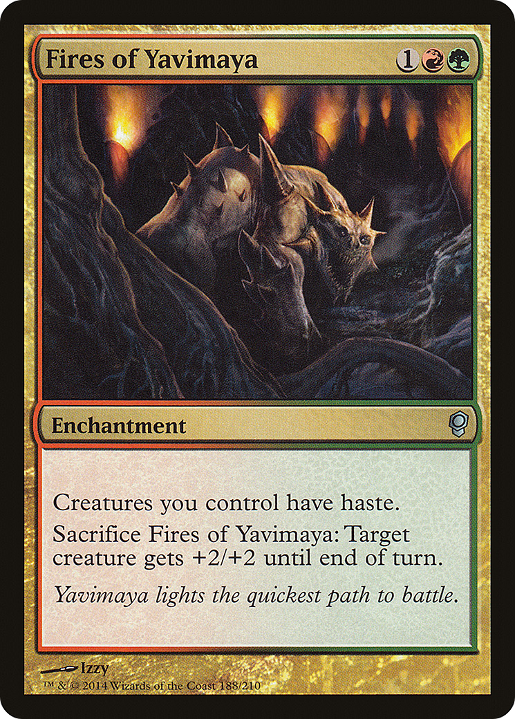 Fires of Yavimaya (CNS-188) [Conspiracy] MTG Single Wizards of the Coast