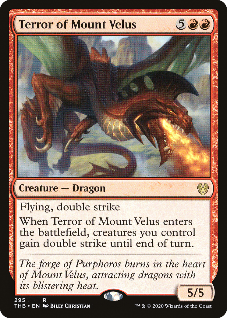 Terror of Mount Velus (THB-295) [Theros Beyond Death] MTG Single Wizards of the Coast