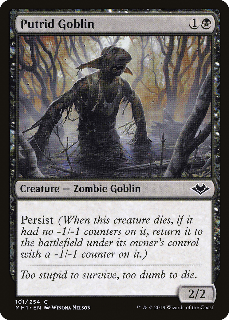 Putrid Goblin (MH1-101) [Modern Horizons] MTG Single Modern Horizons