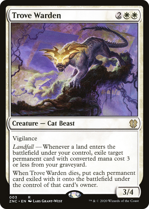 Trove Warden (ZNC-003) [Zendikar Rising Commander] MTG Single Wizards of the Coast