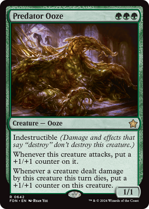 Predator Ooze (FDN-642) [Foundations] MTG Single Wizards of the Coast