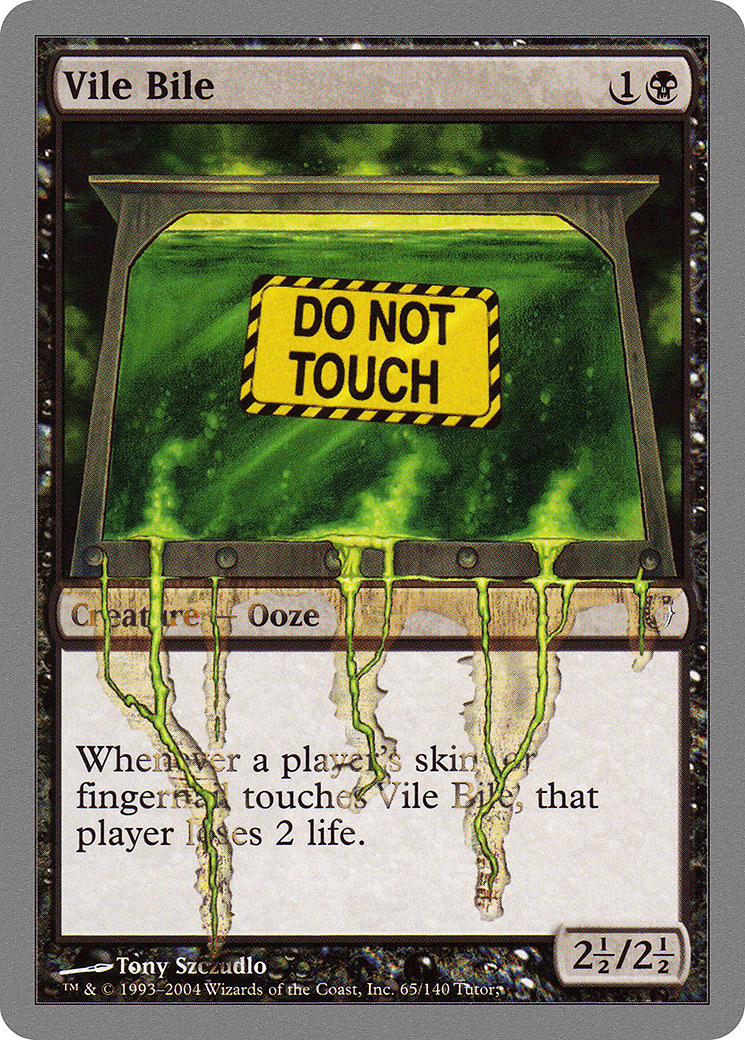 Vile Bile (UNH-065) [Unhinged] MTG Single Wizards of the Coast