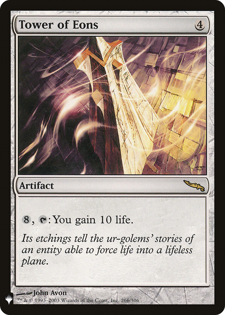 Tower of Eons (LIST-MRD-266) [Mystery Booster] The List MTG Single Wizards of the Coast